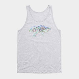 Killington Trail Rating Map Tank Top